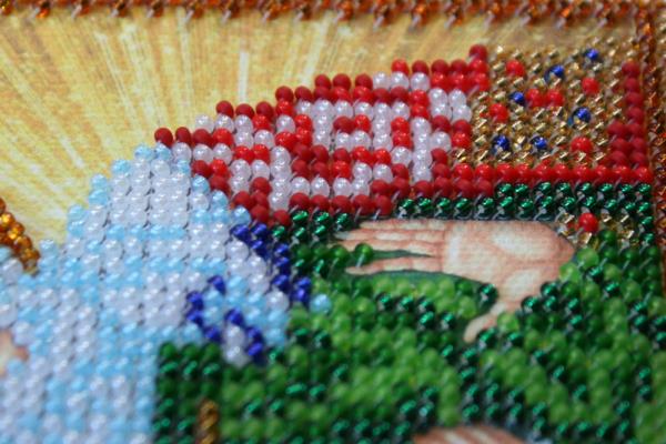 Buy Mini Bead embroidery kit Icon - Saint Juliana-AAM-097_4