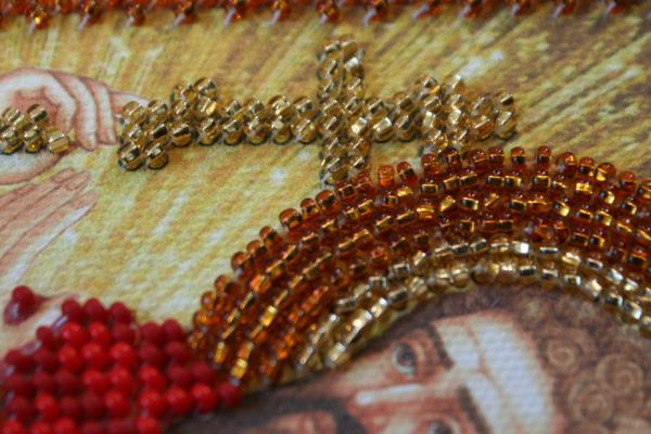 Buy Mini Bead embroidery kit Icon - Saint Theodore (Fedor)-AAM-099_2