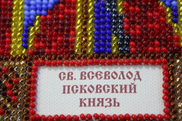 Buy Mini Bead embroidery kit Icon - St. Vsevolod-AAM-110_4