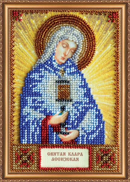 Buy Mini Bead embroidery kit Icon - St. Clare-AAM-118