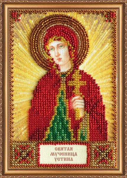 Buy Mini Bead embroidery kit Icon - Holy Ustin (Ustinya)-AAM-120