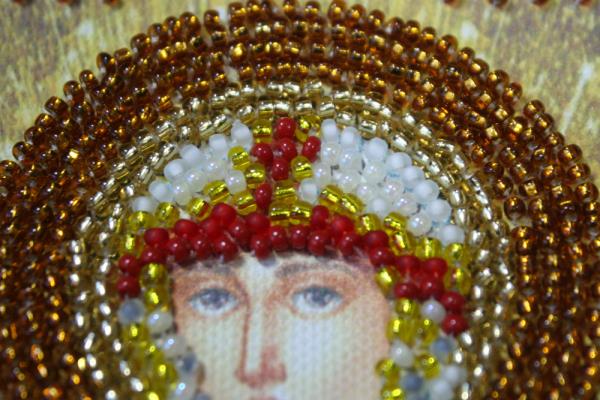 Buy Mini Bead embroidery kit Icon - Saint Agatha-AAM-122_1