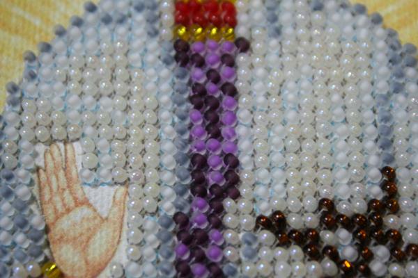 Buy Mini Bead embroidery kit Icon - Saint Agatha-AAM-122_2
