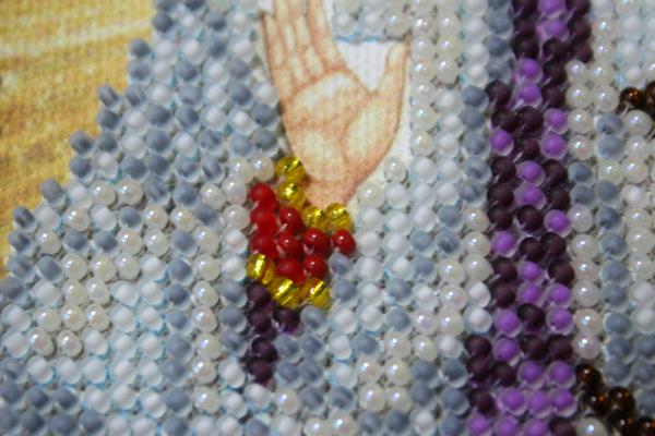 Buy Mini Bead embroidery kit Icon - Saint Agatha-AAM-122_3