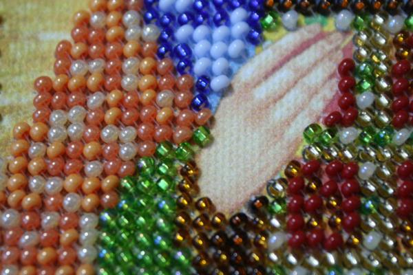 Buy Mini Bead embroidery kit Icon - St. Ignatius (Ignat)-AAM-123_3