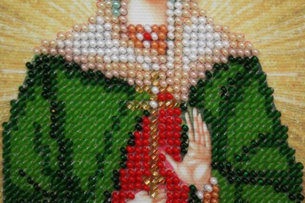 Buy Mini Bead embroidery kit Icon - St. Ariadne-AAM-128_4