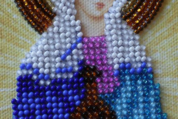 Buy Mini Bead embroidery kit Icon - St. Solomiya-AAM-129_2