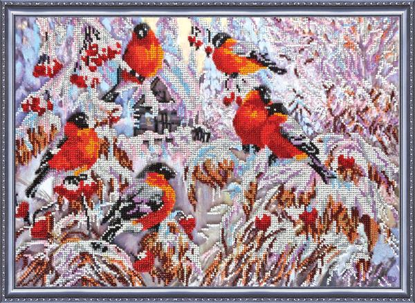 Buy Bead embroidery kit - Bullfinches-AB-216