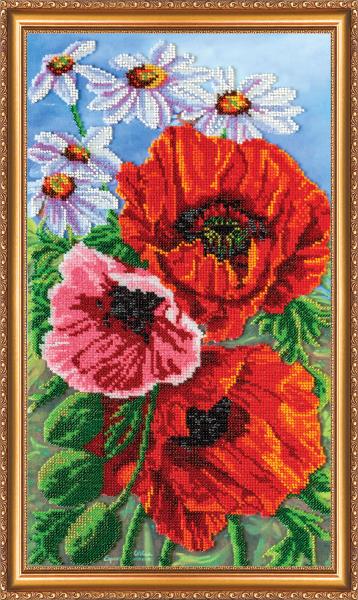 Buy Bead embroidery kit - Wild Poppies-1-AB-269