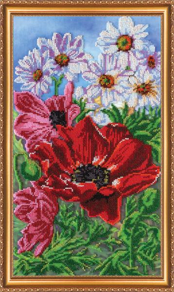 Buy Bead embroidery kit - Wild Poppies-2-AB-270