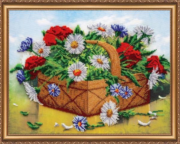 Buy Bead embroidery kit - Bast basket of summer-AB-285