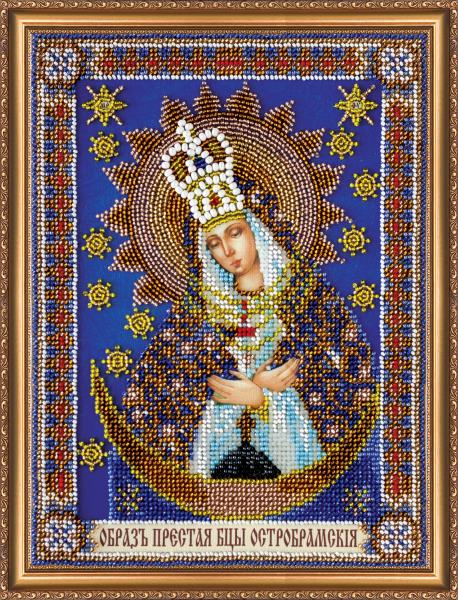Buy Bead embroidery kit - Icon of Our Lady Ostrobramskaya-AB-291