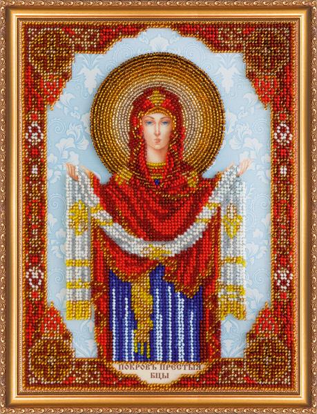 Buy Bead embroidery kit - Icon Cover of the Blessed Virgin-AB-305