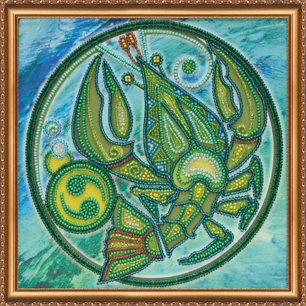 Buy Bead embroidery kit - Sign of the Zodiac Cancer-AB-332-04