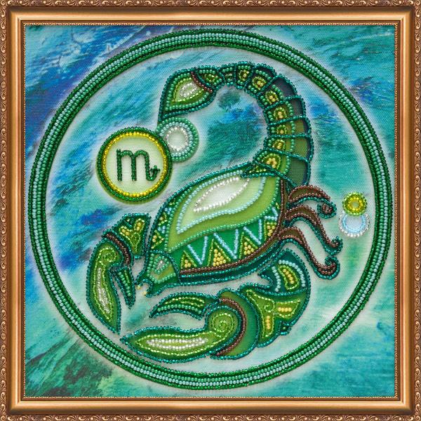 Buy Bead embroidery kit - Sign of the Zodiac Scorpio-AB-332-08