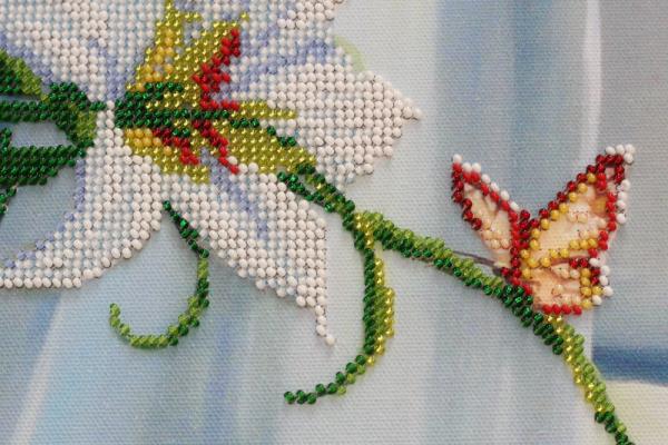 Buy Bead embroidery kit - White Lilies-AB-335_1