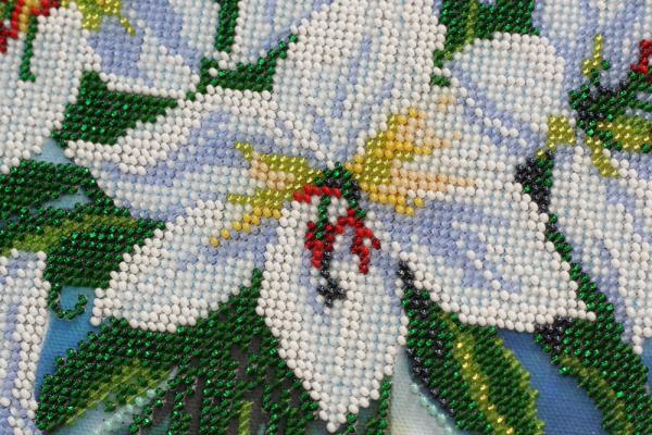 Buy Bead embroidery kit - White Lilies-AB-335_3