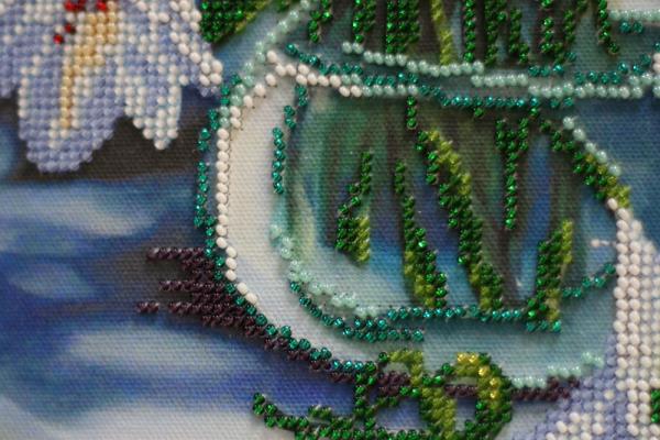 Buy Bead embroidery kit - White Lilies-AB-335_4