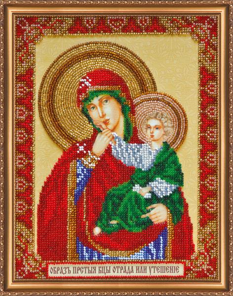 Buy Bead embroidery kit - Icon of the Mother of God Joy or Consolation-AB-339