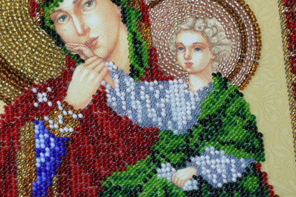 Buy Bead embroidery kit - Icon of the Mother of God Joy or Consolation-AB-339_3