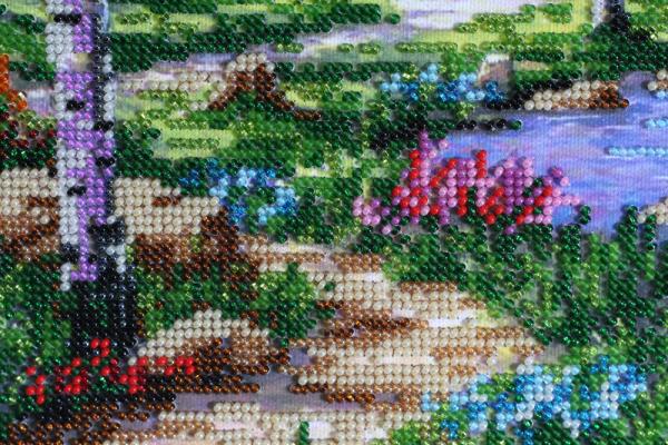 Buy Bead embroidery kit - Morning in the mountains-AB-387_4