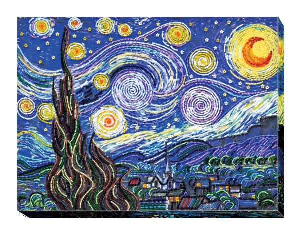 Buy Bead embroidery kit - Starry night-AB-397