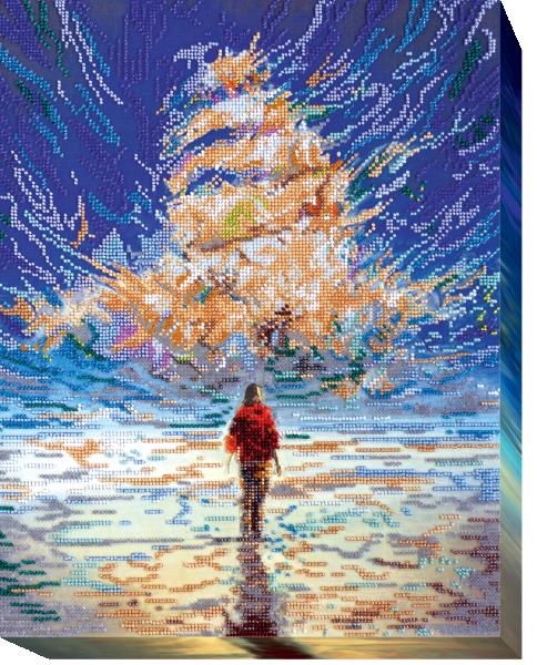 Buy Bead embroidery kit - Heavenly Sailboat-AB-433