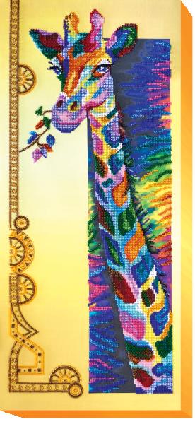 Buy Bead embroidery kit - Rainbow giraffe-AB-438