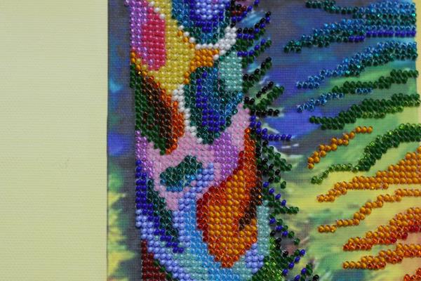 Buy Bead embroidery kit - Rainbow giraffe-AB-438_2