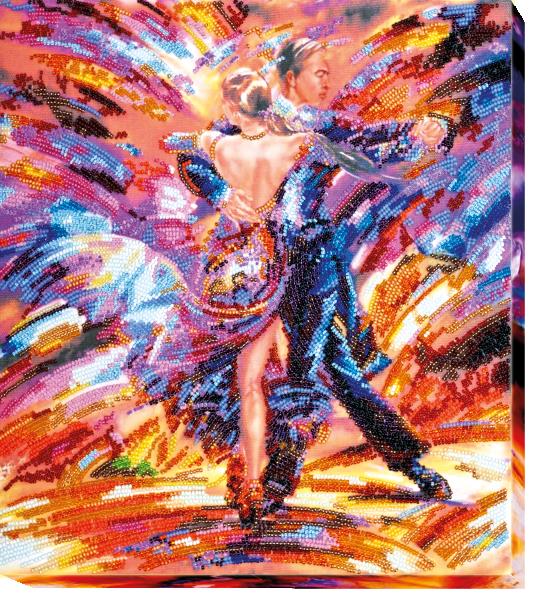 Buy Bead embroidery kit - To the rhythm of tango-AB-450