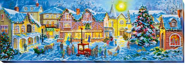 Buy Bead embroidery kit - Christmas festivities-AB-453