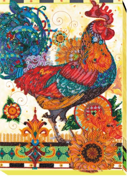 Buy Bead embroidery kit - Rooster-AB-479