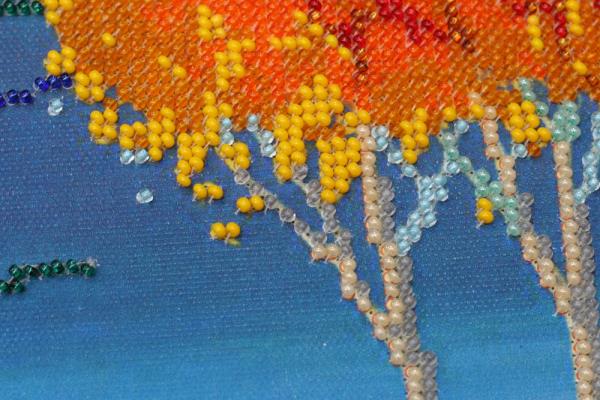 Buy Bead embroidery kit - Fire azure-2-AB-486_1