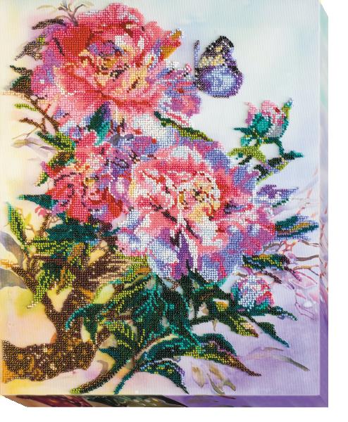 Buy Bead embroidery kit - Chinese Peonies-AB-489
