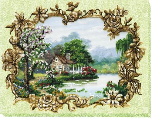 Buy Bead embroidery kit - Water surface-AB-493