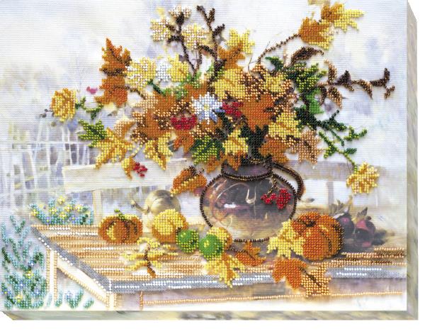 Buy Bead embroidery kit - Autumn bouquet-AB-496