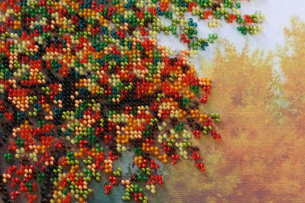 Buy Bead embroidery kit - Gold of Autumn-AB-498_1