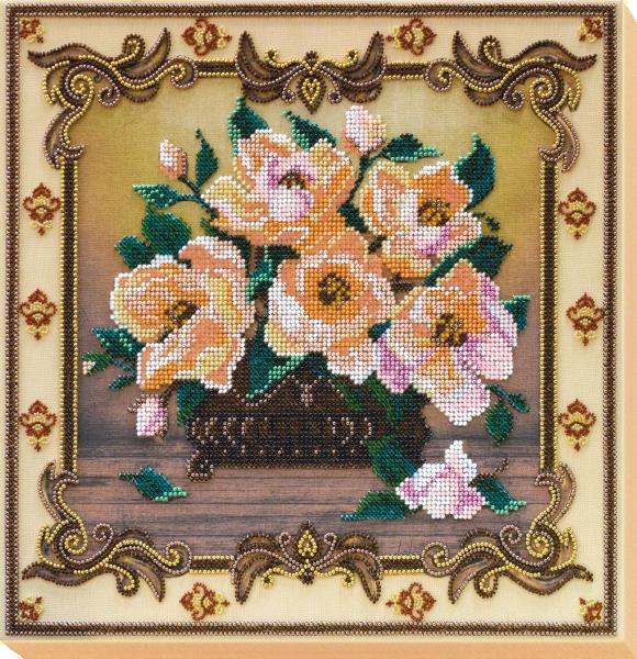 Buy Bead embroidery kit - Ballad about flowers-AB-505