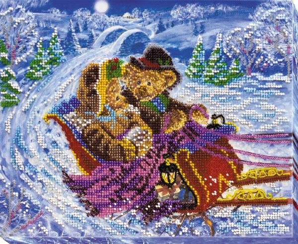 Buy Bead embroidery kit - Sled rushing-AB-524