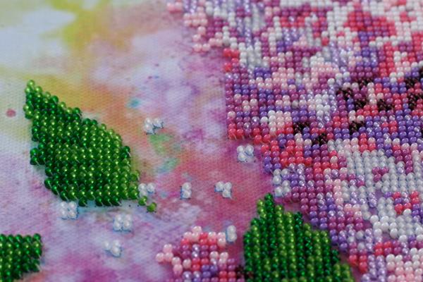 Buy Bead embroidery kit - Lilac still life-AB-528_3