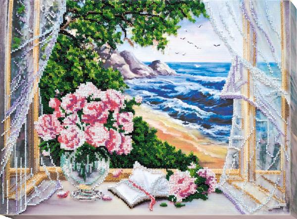 Buy Bead embroidery kit - Sea View-AB-537
