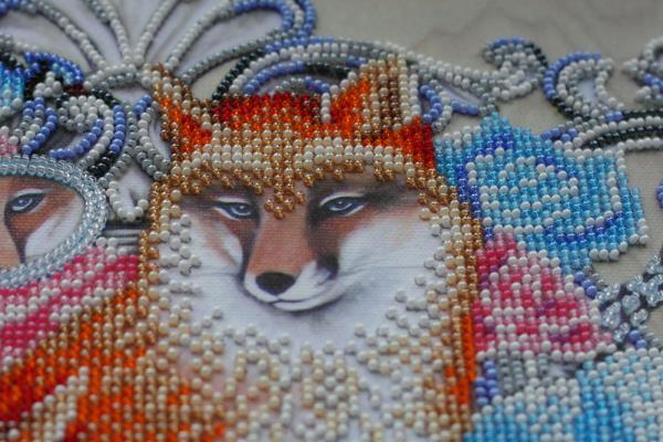 Buy Bead embroidery kit - Fox Holiday-AB-553_4