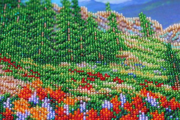 Buy Bead embroidery kit - Mountain Landscape-AB-561_6