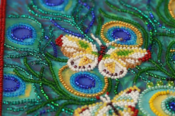 Buy Bead embroidery kit - Colorful Fan-AB-577_3