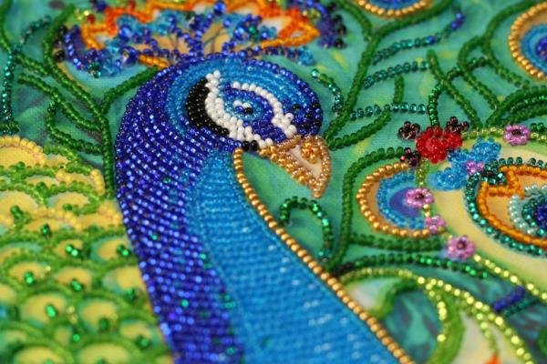 Buy Bead embroidery kit - Colorful Fan-AB-577_5