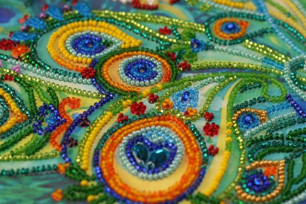 Buy Bead embroidery kit - Colorful Fan-AB-577_6
