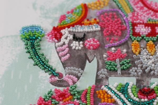 Buy Bead embroidery kit - Three Elephants for Happiness-AB-605_4