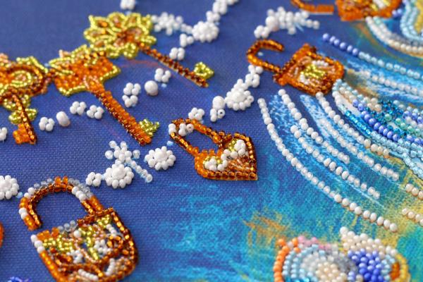 Buy Bead embroidery kit - Blue Bird of Happiness-AB-632_3
