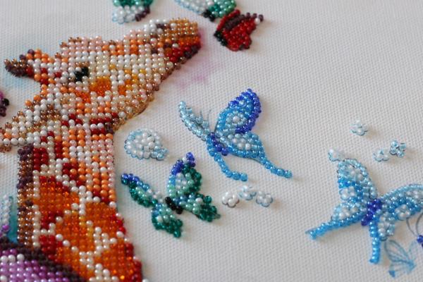 Buy Bead embroidery kit - Spotted giraffe-AB-641_3