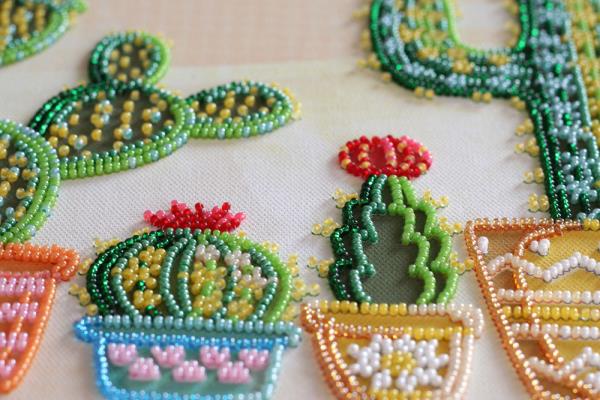 Buy Bead embroidery kit - Cactuses-AB-648_4